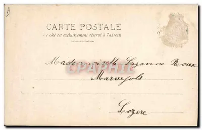Królowa Włoch - portret w stroju koronacyjnym - wydawca Sacquet, nr 663368 — Rewers