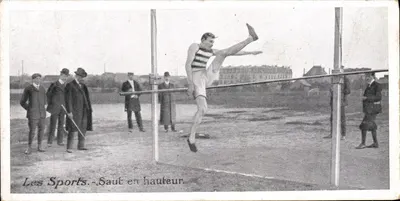 Salto em altura — Os Esportes — editor não identificado, número de série não visível