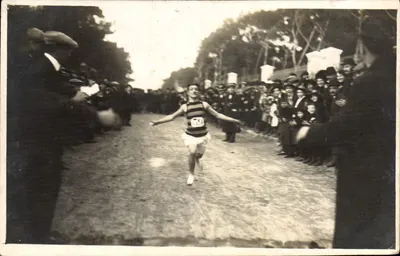 Corrida de futebol — atleta n° 50 — R. Guillaume, Brasplin et Cie, Paris