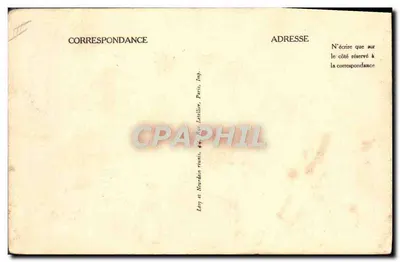 Paquebote "CUBA" — Linha Francesa — Transatlântico — Vapor Correios Franceses — Verso