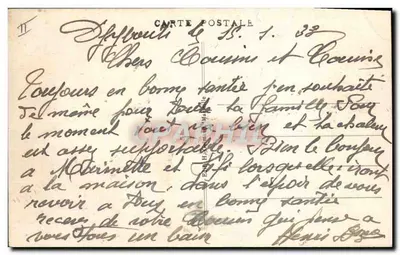 S/S CHANTILLY — Cie des Messageries Maritimes — (par grosse mer) — Rewers