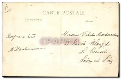 Le Havre — O Transatlântico "Chicago" — Editor E.D. n°39 — Verso