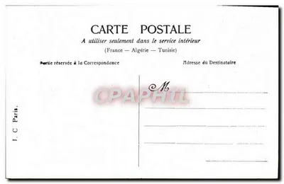 O Primeiro Aviso — Paris — J.C. Paris — Verso