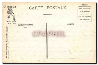 De Tien Geboden van de Soldaat — militaire tekening — E.R. Paris (Model opgeslagen) — Achterkant