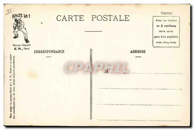 Os Primeiros Dias de um Azul — Recepção da Chegada — E.R. Paris (Modelo Registrado) — Verso