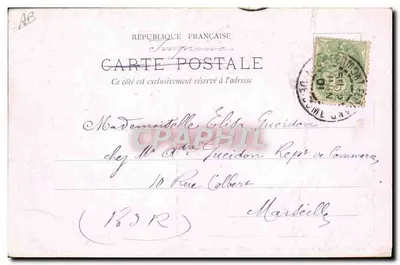 Auvergne — Sopa de Nabo — Editor Mordel-Gourgonillon, 1, rue de l'Écu, Clermont-Ferrand — Verso