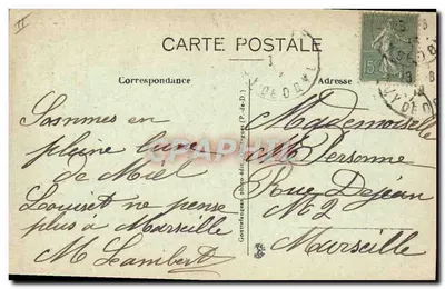 Dwie kobiety z Auvergne — Auvergne — G.d'O. n°1015 — Rewers