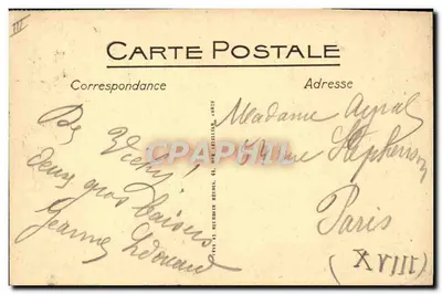 Pittoreski Bourbonnais — La Bourrée — LL. — Rewers