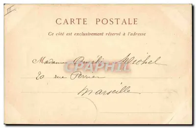 AUVERGNE — La Bourrée — Collecties ND. Fot. — Achterkant