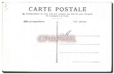 Raymond Poincaré — Presidente de la República Francesa — 17 de Enero de 1913 — H. Manuès Phot — Reverso