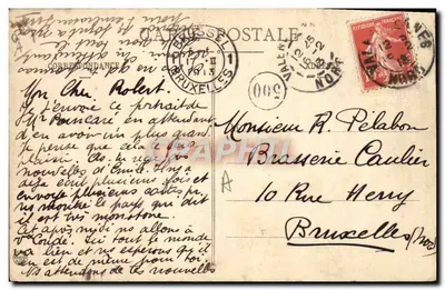 M. Poincaré — Presidente da República — Pliché Nalar — Verso