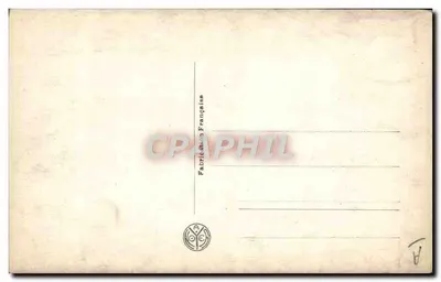 Alexandre Millerand — Presidente da República — Mascre-Pirou, Paris — Verso