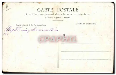 Armand Fallières — Presidente da República Francesa — Photocrom Lyon, Ed. Souite, rép. Toulouse — Verso