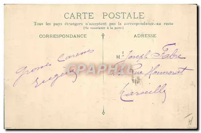 Armand Fallières — Eleito Presidente da República Francesa, em 17 de Janeiro de 1906 — Cliché P. Boyer, Paris — Verso