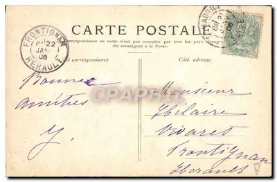 Fallières Presidente da República — Eleito em 17 de Janeiro de 1906 — Editor Desconhecido — Verso