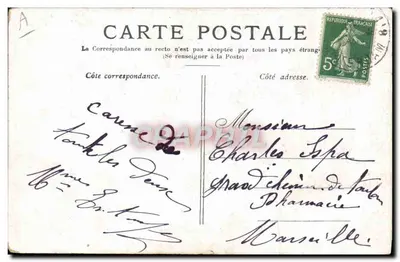 Raymond Poincaré — Presidente da República Francesa — H. Manuel Prot — Verso