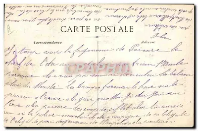 Raymond Poincaré — Presidenciale Feesten in Montpellier — Achterkant