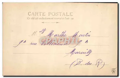 Loubet, Presidente da República Francesa — em Marselha em 13 de abril de 1903 — Pierre Petit, Paris, S.I.P. — Verso