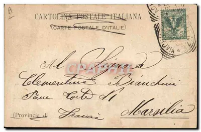 Retrato da rainha e do rei da Itália — Firenze, Maggio 1903 — editor desconhecido — Verso