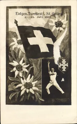 Festival esportivo suíço — Eidgen. Turnfest, St. Gallen — 21-25 julho 1922