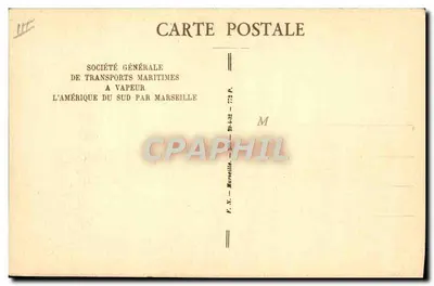 Paquebot "Campana" — S.G.T.M. — Société Générale de Transports Maritimes — Reverso