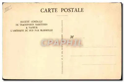 Pacchero "CAMPANA" — S.G.T.M. — Società Generale di Trasporti Marittimi — Verso