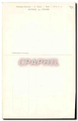 Landschap — Herfst op een kanaal — A. Noyer, Parijs, Serie n° 22 — Achterkant