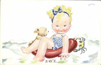 Bebê em um pneu de banho — S.O.S.... — Janser