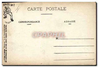 Militaire scènes — Een goede grap — HOU OP! E.R. (verouderd model) — Achterkant