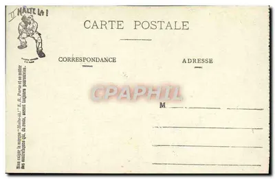 Escenas Militares — HALTE-LÀ! E.R. (modelo depositado) — Reverso