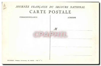 Sujeito histórico — guerra — desenho de A. Willette 1915 — editor Devambéz, Paris — Verso