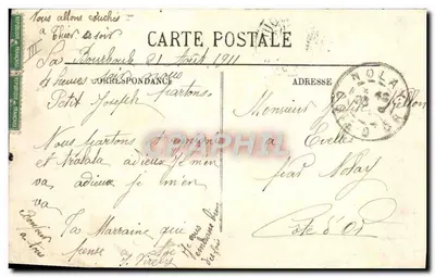 La Bourrée — Tipos de Auvergne — L.I. — n°19 — Verso