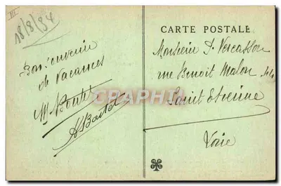 Cena de vida em L'AUVERGNE — editor desconhecido, n° 6295 — Verso
