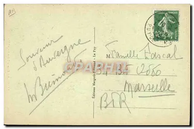 A Dentellière com o xale — Edições Margerit Brémond, n° 5518 — Verso