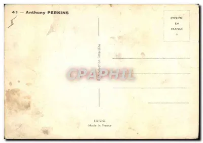 Anthony Perkins — portret — ED.U.G. n°41 — Rewers