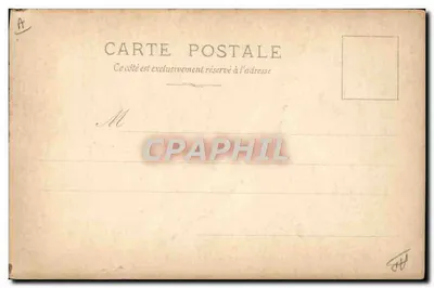 Loubet, Prezydent Republiki Francuskiej — czarno-biały portret z ramką Art Nouveau — wydawca G. Fournier — Rewers