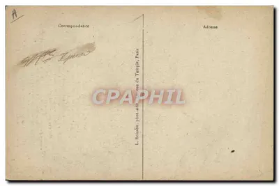 M. Gaston Doumergue — Presidente da República 1924 — J. H. — Verso