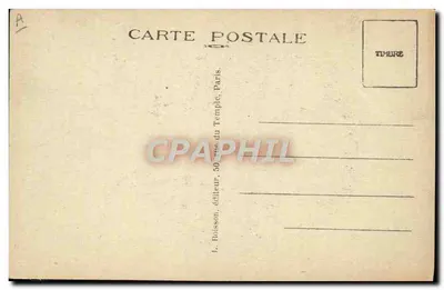 M. Albert Lebrun — Presidente da República — Foto Henri Manuel — Verso