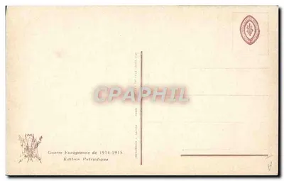 S.M. Victor Emmanuel III — Rei da Itália — Edição patriótica 1915 — Verso