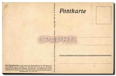 Atleta levantando o peso — silhueta negra — Diefenbach Göttl. Jugend I. Blatt 13 — Verso