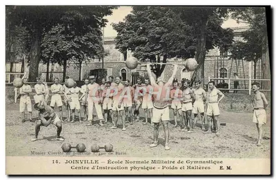 Joinville — Escola Normal Militar de Ginástica — Peso e Halteres — E.M.