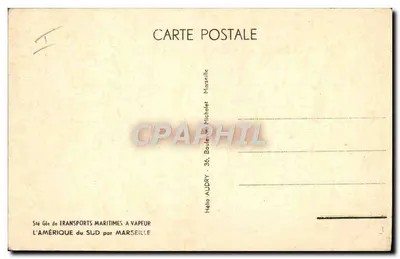 Paquebot "Campana" — S.G.T.M. — Editore : S.G.T.M. — Verso