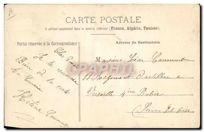 Le Havre — Transatlântico "La Champagne" saindo do Porto — A Normandia — Verso