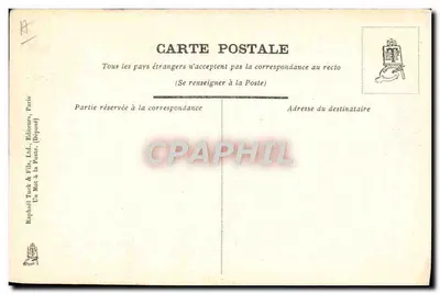 Jeanne — Artystyczna karta pocztowa — Raphael Tuck & Fils, Ltd, Paryż — Rewers