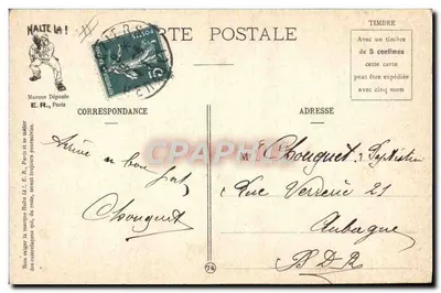 A Armada Moderna — Na Sala de Jantar — E.R. Paris, N°15/08 — Verso