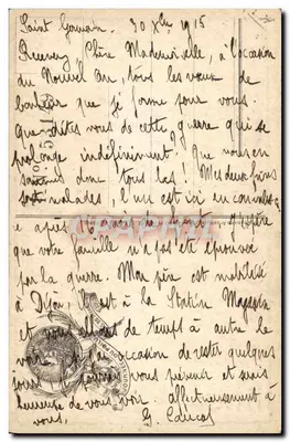 Dia do Poilu — 25 e 26 de dezembro de 1915 — edição do Dia do Poilu — Verso