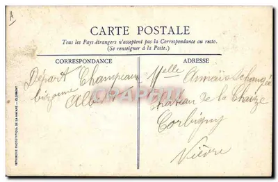 IN AUVERGNE — La Bourrée — Fototipografische Drukkerij van La Havane — Achterkant