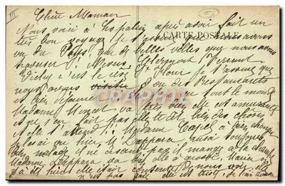Due donne in costume tradizionale — Auvergnates — P. R. LEBRE (editore) n° 6321 — Verso