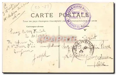 Houbronnais wracająca z Maroche — 10 — Wydawca: L. R. F. Paris — Rewers