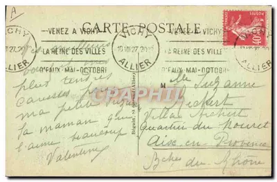 O Bourbonnais pitoresco — Fileuse Bourbonnaise — Ideal — Verso
